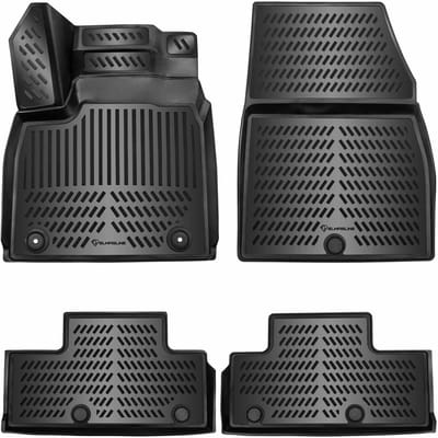 3D Rubber Automatten voor RENAULT MEGANE 2022-2026 [V] | Elektrisch - geurloos & op maat - hoge rand