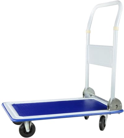 Awtools AW23200 - Plateauwagen - Draagvermogen 150 kg - Opvouwbare Handgreep - Antislip Platform