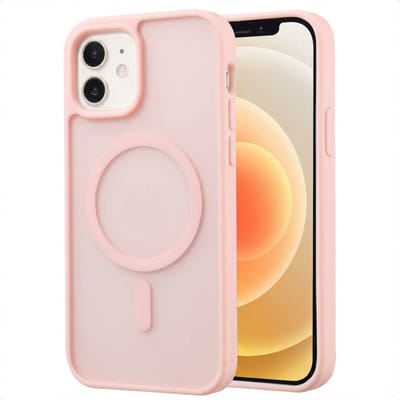 imoshion Hoesje - Geschikt voor iPhone 12 Pro / 12 - Color Guard Backcover geschikt voor MagSafe - Lichtroze
