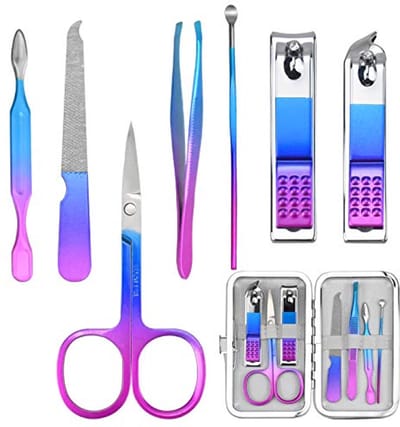 7-delige Manicureset voor Dames en Heren - Professionele Pedicurekit van Roestvrij Staal