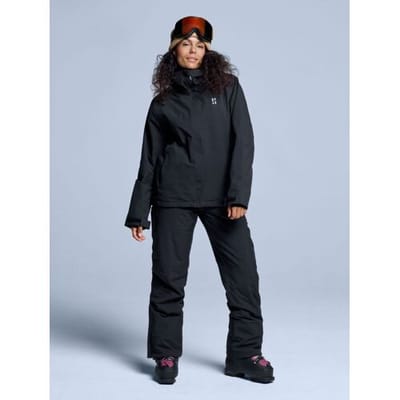 POEDERBAAS - arctic 2l insulated jacket women - Ski jack dames - Zwart