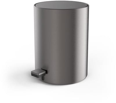 Afvalemmer - TE 50, dark metal matt PVD.
