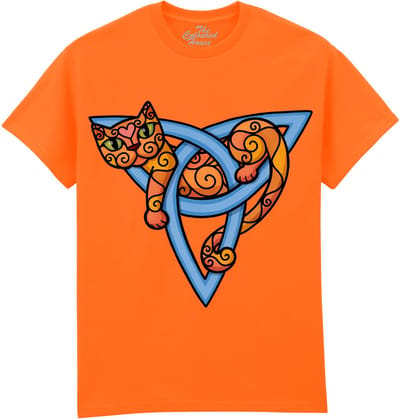 Katten Spiral Cat The Coloured House T-shirt M