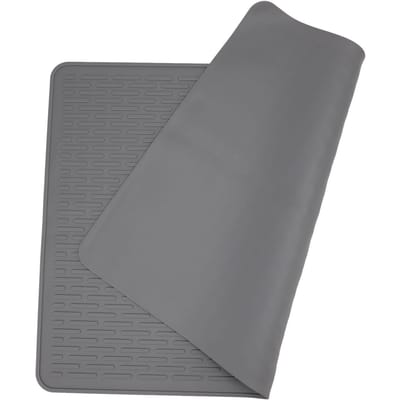 Kookplaatafdekking Voorkomt Krassen Siliconen Glas Kookplaatbeschermer Multifunctionele Kookplaatmat Gray