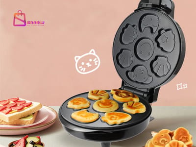 Elektrische Wafelmaker – Voor Wafels & Koekjes – Diverse Figuren – wafelijzer – poffertjesmaker – 78472