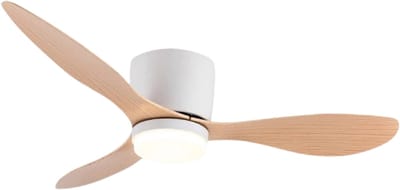 Livano Plafondventilator - Met Verlichting - Plafond Ventilator - Met Lamp - Plafonniere Met Ventilator - Met Licht - Hout - 132cm