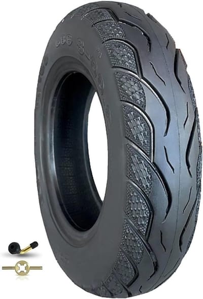 Tubeless Band - Lekvrije Rubber - Veilig Rijden - Explosiebestendig Ontwerp - 3.00-8 Inch - Zwart