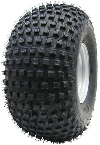 22x11.00-8 ATV-band met noppen, stalen velg, 25 mm kogellagers, 4-laags wiel voor aanhangwagen of quad