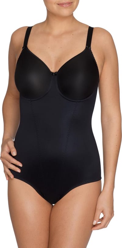 PrimaDonna Satin Body 0461330 Zwart - maat EU 85C / FR 100C