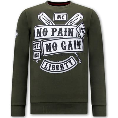 Heren Sweater met Print - Sons of Anarchy - Groen