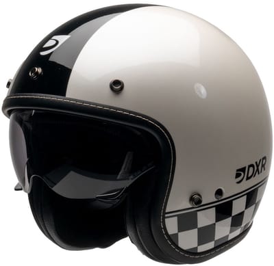 MOTOBLOUZ ELEMENT CUP Scooterhelm - Motorhelm - Jet Helm voor Vespa, Scooter, Motor Brommer & Snorfiets - Wit - L