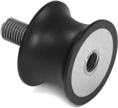 Rubbermagazijn - Tailledemper - Type B/F - 30/22x20mm - M8 - Set 10 stuks