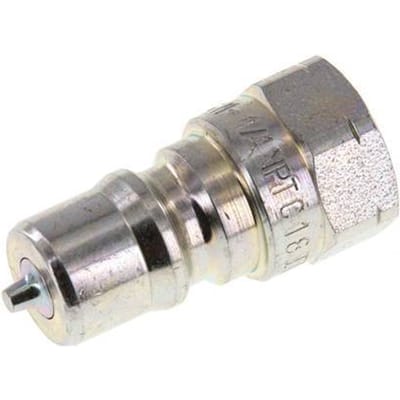 Stalen DN 6.3 Hydraulische Koppeling Insteeknippel 1/4 inch NPT binnendraad ISO 7241-1 B D 14.2mm