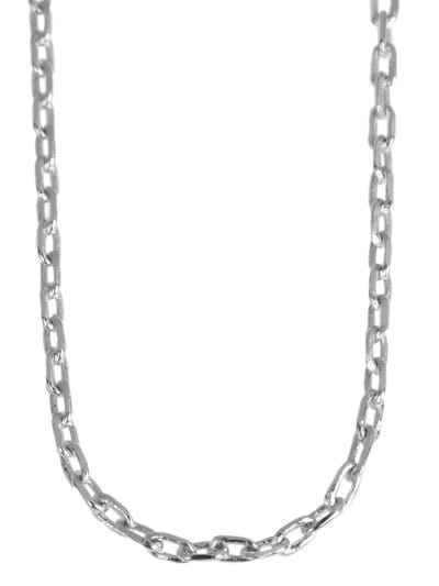 AKZENT Akzent damesketting "Hisham" van 925 Sterlingzilver, gerhodineerd, duurzaam, 40-50cm