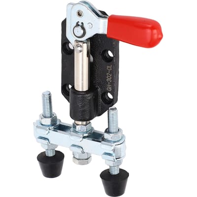 Duw Trek Klem Dubbele Kop Hoog Koolstofstaal Snelspanner Duw Trek Verstelbare Kniehevelklem 90kg black