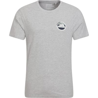 Mountain Warehouse Heren Pitolchry Berg Katoen T-Shirt (Grijs)
