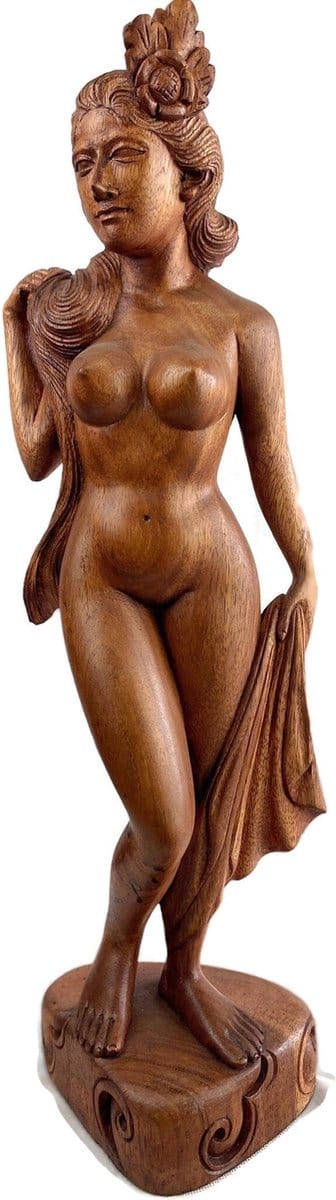houten beeld / houten figuur / houten standbeeld / Bali indonesie beeld / handgemaakt beeld