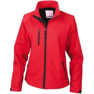 Result Women´s Base Layer Soft Shell Jacket RT128F - Red - M
