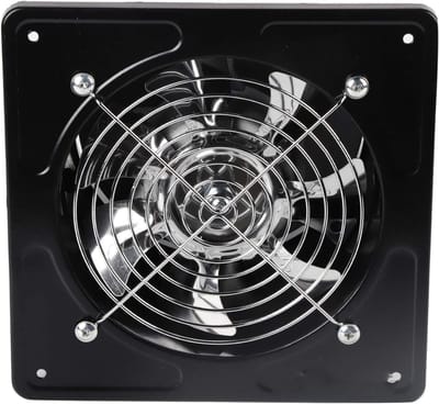 Afzuigventilator - Ventilator - Lucht Afvoeren - Stille Werking - 150mm Diameter - Zwart