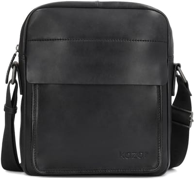 Black men's shoulder bag