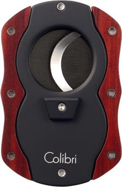 Colibri S-Cut Sigarenknipper - tot 66 Ring Damesmaat - Sigaar Knipper met Anti-kleef Coating - Hout