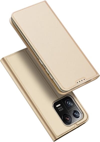 Dux Ducis - Geschikt voor Xiaomi 13 Pro - Slim bookcase hoesje - Goud