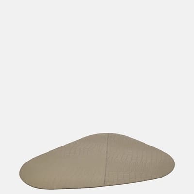 Chamada Sophie leren placemats organisch croco (2 stuks) taupe