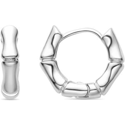 Luxenter Layen Oorbellen met Rhodium Plated Briljant Zirkonia
