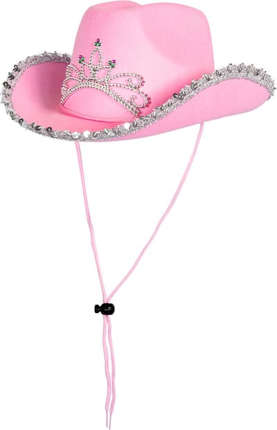 Boland - Hoed kind cowboy Glimmer Roze - 58 - Kinderen - Vrouwen - Cowboy - Indiaan