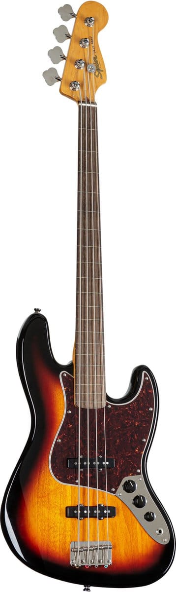 Squier Classic Vibe '60s FL Jazz Bass (3-Colour Sunburst) - Elektrische basgitaar