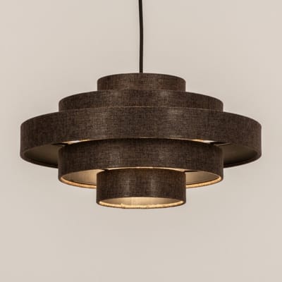 Lumidora Hanglamp 75094 - JULIA - E27 - Bruin - Metaal - ⌀ 50 cm