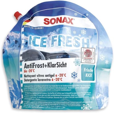 Effectieve Winterruitenreiniger tot -20 °C - 3 Liter Streepvrij, Gebruiksklaar
