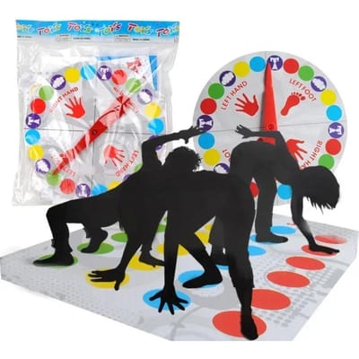Jeu de Twister Drôle Enfants Famille Mouvement de Torsion du Corps Tapis de Jeu de Société Fête Amusante Jeux de Société Fête Famille Intérieur Extérieur Amusant Jeux de Société