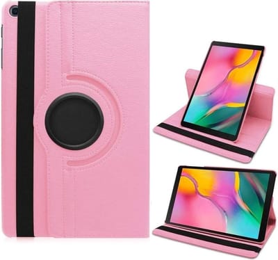 Hoesje Geschikt Voor Samsung Galaxy tab s6 lite 2024 hoes Licht Roze Draaibare Hoesje Case Cover tablethoes - Tab s6 lite hoes 2020 / 2022 360 Hoes bookcase