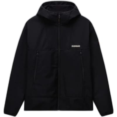 Napapijri - Heren Jas zomer Jacket Biois - Zwart - Maat XL