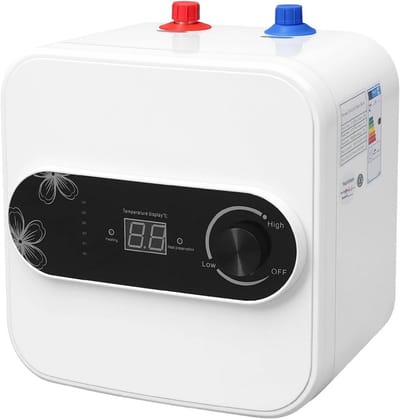 Kompakte Ondertafelboiler 10L met Digitale Temperatuurregeling voor Keuken en Badkamer