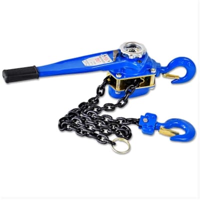 Handlier - Hijsapparaat - Zwaar Tillen - Sterke Mangaanstaal Ketting - 0.75-0.9 Ton - Zilver