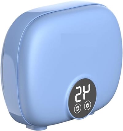 Elektrische Waterverwarmer - Doorstroomboiler Direct - Direct Warm Water - Energiebesparend Design - Onder Gootsteen - Blauw