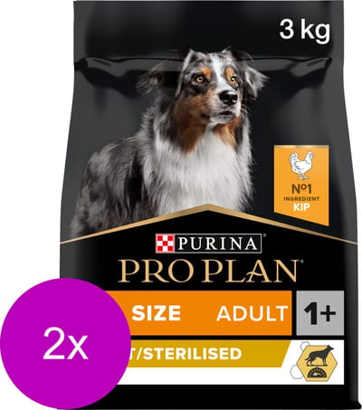 Pro Plan Dog Adult Light Kip - Hondenvoer - 2 x 3 kg