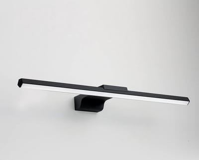 Spiegellamp - Spiegel Verlichting - Led Verlichting - Ledlamp - Lamp Spiegel - Badkamerspiegelverlichting - Spiegelverlichting - Badkamer Verlichting - Zwart - 55 cm Breed
