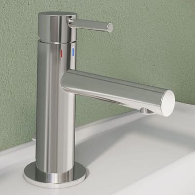 VitrA Origin single lever basin mixer (short) with waste A42567