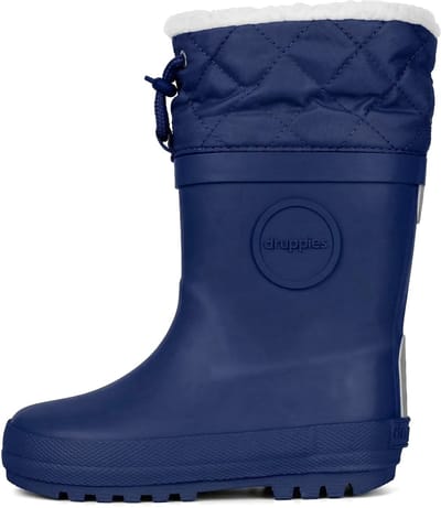Druppies Winterlaarzen Kinderen - Gevoerde Regenlaarzen - Snowboots - Nachtblauw - Maat 23