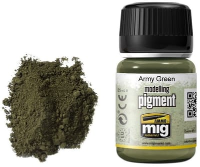 AMMO by Mig Jimenez Modelbouwdecoratie - MIG 3019 Army Green Effecten potje