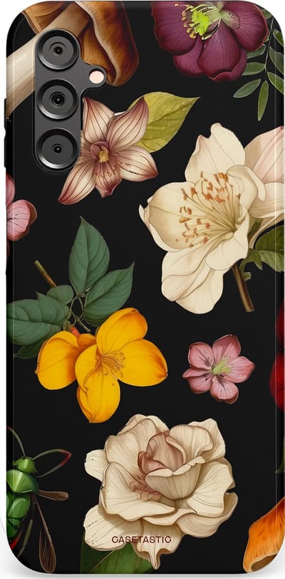 Casetastic Hoesje Geschikt voor Samsung A14 (5G/4G) - Stijlvolle Beschermende Duo-layer Case - Bosrijke betovering