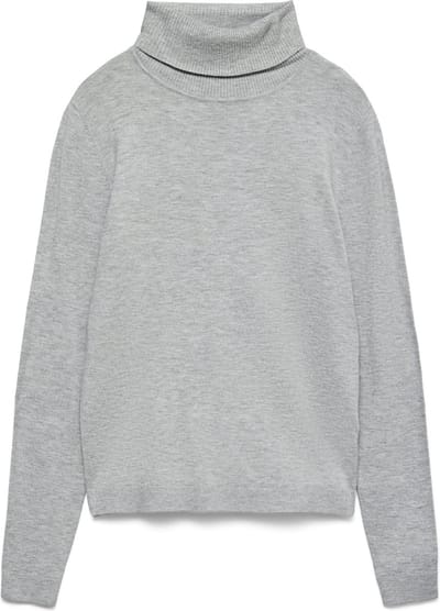 VERO MODA - VMHAPPINESS LS ROLLNK PULLOVE GA BOO REP - Dames - Gebreide truien