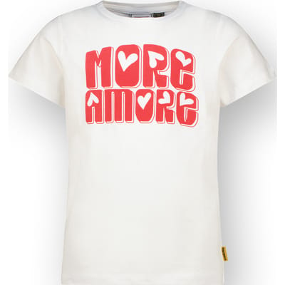 Vingino Girls Hamine T-shirt Real White Size: 10 | T-shirts Outlet | Unisex | Wit