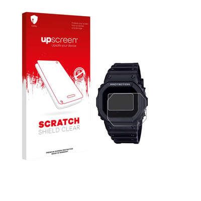 upscreen - Screenprotector voor Casio G-Shock DW-5600RL-1 - Folie Beschermfolie transparant