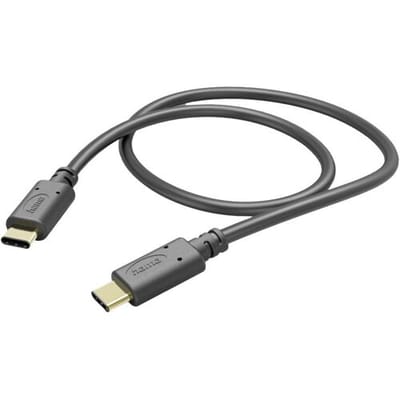 Hama USB- C naar USB-C kabel - geschikt voor apparaten met USB-C aansluiting - USB 2.0 - 480Mbps - 150cm - Zwart