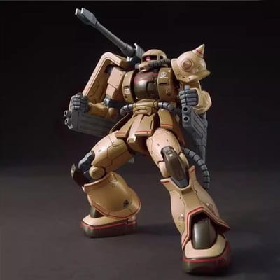 Heet Jms Model Zaku Half Cannon Hg 1/144 Ms-06ck Assemblagemodel Pakket Woestijnkleur Speelgoed Actiefiguren Robot Mecha Kinderen Cadeaus JMS Model black