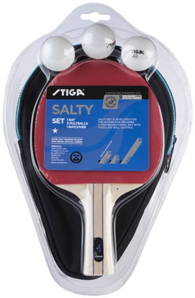 STIGA Rakietka Tafeltennis Salty 1 rakietka ,3 Bal,pokrowiec